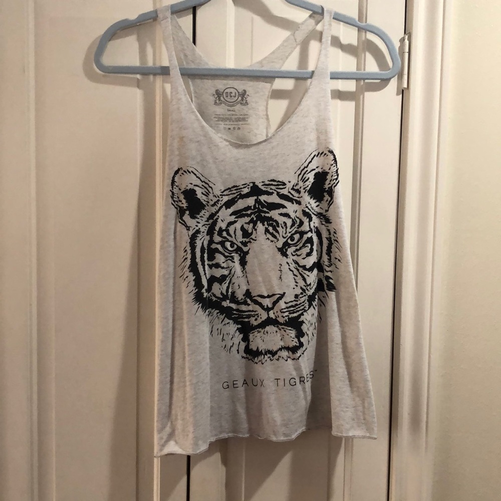Geaux tigers tank top